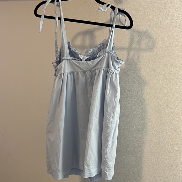 light pale blue urban outfitters mini babydoll dress - Picture 7 of 7
